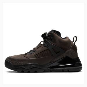 Air Jordan Nike Spizike 270 Dark Brown Zapatillas Baloncesto Hombre Marrones Oscuro Negras | JD-156HN