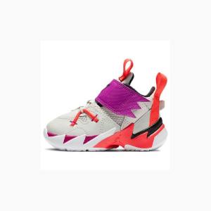 Air Jordan Nike Why Not Zer03 SE 3 TD Zapatillas Baloncesto Mujer Gris Moradas Rojas | JD-534PZ