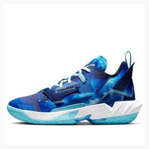 Air Jordan Nike Why Not Zer0.4 PF Trust And Loyalty Zapatillas Baloncesto Hombre Azules Azul Marino | JD-482ZS