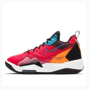 Air Jordan Nike Zoom 92 Zapatillas Baloncesto Mujer Negras Rojas Naranjas | JD-013KP