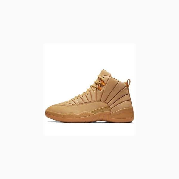 Air Jordan 12 Nike Retro PSNY Wheat Zapatillas Baloncesto Mujer Marrones | JD-584XA