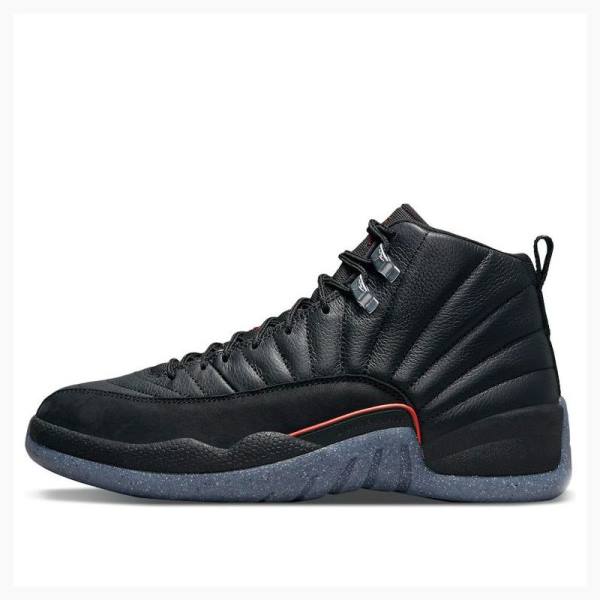 Air Jordan 12 Nike Retro Utility Grind Zapatillas Baloncesto Hombre Negras | JD-789BW