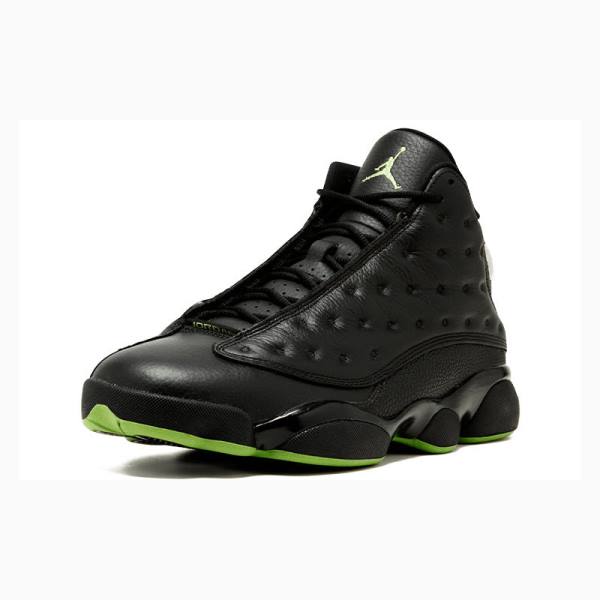 Air Jordan 13 Nike Retro Altitude Zapatillas Baloncesto Hombre Negras Verde | JD-724FB