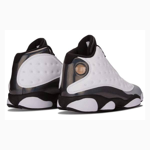 Air Jordan 13 Nike Retro Barons Hologram Zapatillas Baloncesto Hombre Blancas Negras | JD-207VD