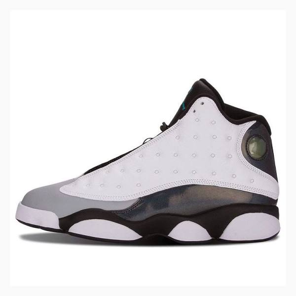 Air Jordan 13 Nike Retro Barons Hologram Zapatillas Baloncesto Hombre Blancas Negras | JD-207VD