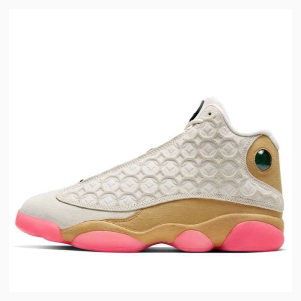 Air Jordan 13 Nike Retro CNY Chinese New Year Zapatillas Baloncesto Hombre Rosas Gris Marrones | JD-607PX