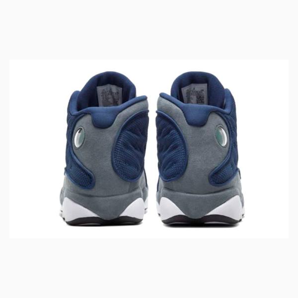 Air Jordan 13 Nike Retro Flint Zapatillas Baloncesto Hombre Blancas Azules Gris | JD-172LI