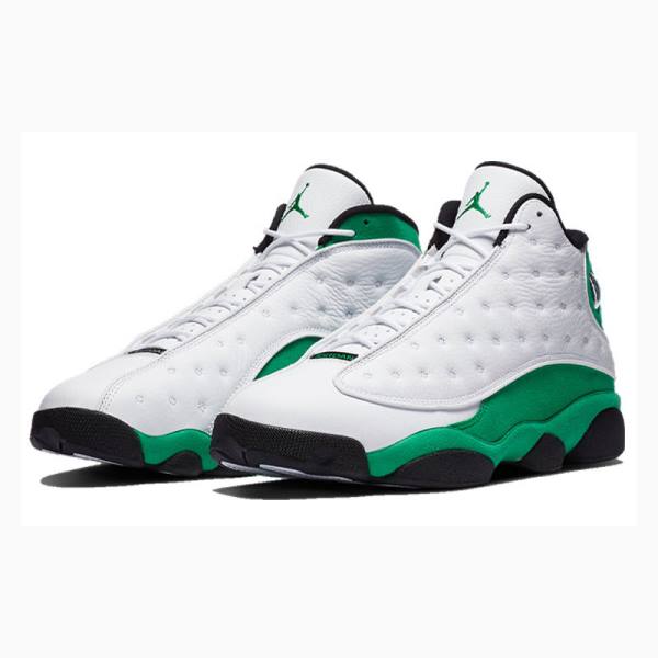 Air Jordan 13 Nike Retro Lucky Zapatillas Baloncesto Hombre Blancas Verde | JD-620DC