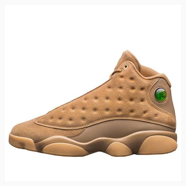 Air Jordan 13 Nike Retro Wheat Zapatillas Baloncesto Hombre Marrones | JD-428SX