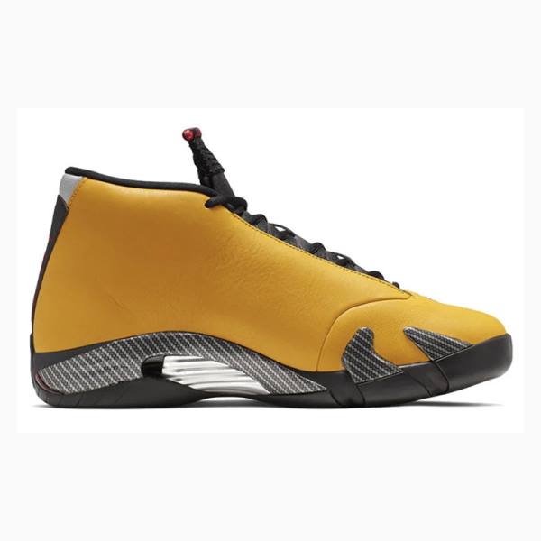 Air Jordan 14 Nike Retro Ferrari Zapatillas Baloncesto Hombre Doradas Negras | JD-351ZV