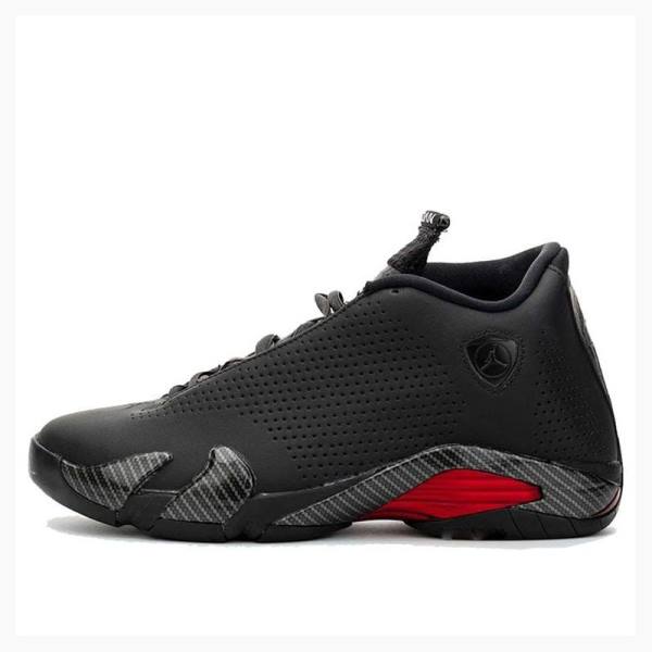 Air Jordan 14 Nike Retro SE Black Ferrari Zapatillas Baloncesto Hombre Negras Rojas | JD-150VQ