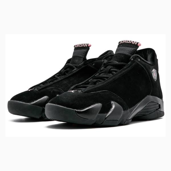 Air Jordan 14 Nike Retro Zapatillas Baloncesto Mujer Negras Rosas | JD-678KP