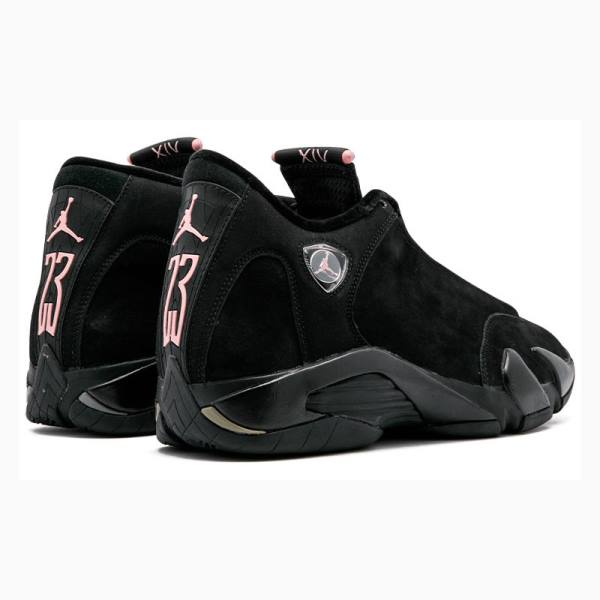 Air Jordan 14 Nike Retro Zapatillas Baloncesto Mujer Negras Rosas | JD-678KP