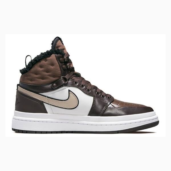 Air Jordan 1 Nike Acclimate Zapatillas Baloncesto Mujer Marrones Blancas | JD-189GZ