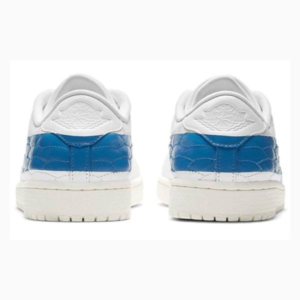 Air Jordan 1 Nike Centre Court Zapatillas Baloncesto Hombre Blancas Azules | JD-847LE