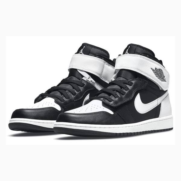 Air Jordan 1 Nike FlyEase Zapatillas Baloncesto Hombre Negras | JD-027ML