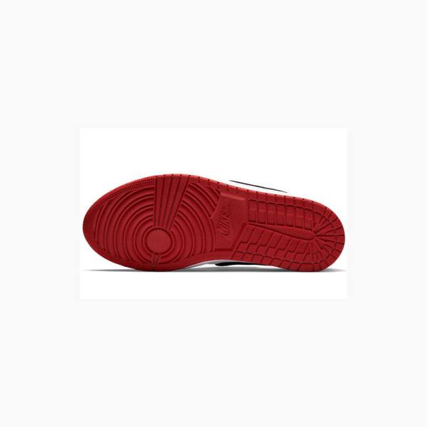 Air Jordan 1 Nike Low Chicago Zapatillas Mujer Rojas Negras | JD-712TU