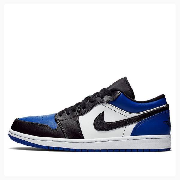 Air Jordan 1 Nike Low Royal Puntera Zapatillas Hombre Negras Azules | JD-285GT