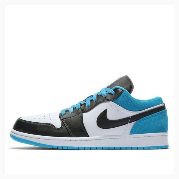 Air Jordan 1 Nike Low SE Laser Zapatillas Hombre Negras Azules | JD-918RX