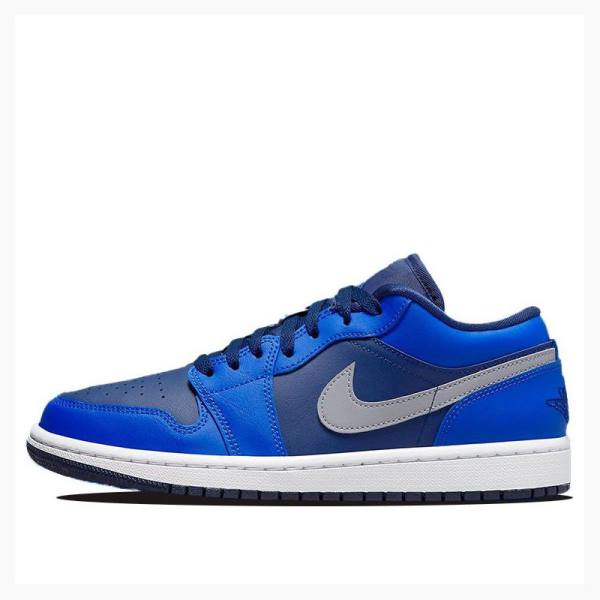 Air Jordan 1 Nike Low-Top Zapatillas Mujer Azules | JD-748WJ