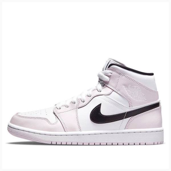 Air Jordan 1 Nike Mid Barely Zapatillas Baloncesto Mujer Rosas | JD-489WR