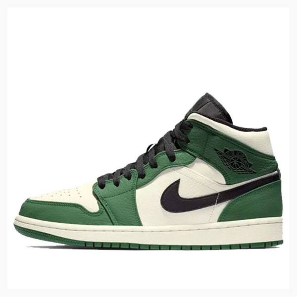 Air Jordan 1 Nike Mid SE Zapatillas Baloncesto Hombre Verde | JD-638VE