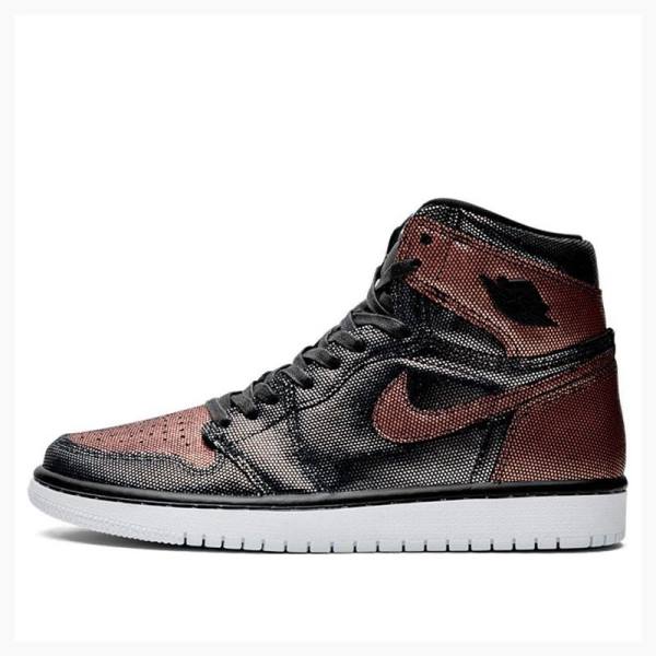 Air Jordan 1 Nike Retro High OG Fearless Zapatillas Baloncesto Mujer Negras Rojas | JD-357SW