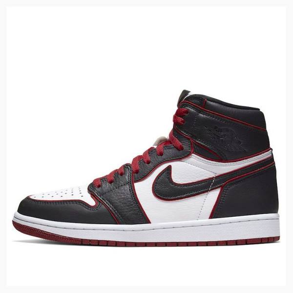 Air Jordan 1 Nike Retro High OG Zapatillas Baloncesto Hombre Negras Blancas Rojas | JD-543OX