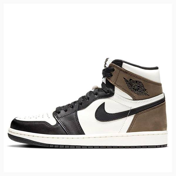 Air Jordan 1 Nike Retro High OG Zapatillas Baloncesto Hombre Negras Blancas Marrones | JD-968VL