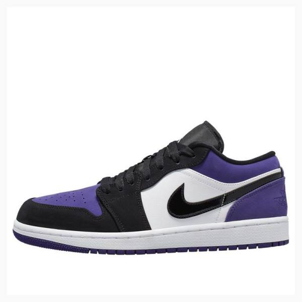 Air Jordan 1 Nike Retro Low Court Zapatillas Hombre Moradas | JD-641GF