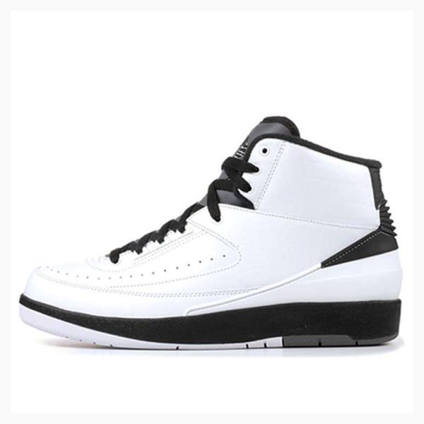 Air Jordan 2 Nike Retro Wing It Zapatillas Baloncesto Hombre Blancas Negras | JD-872YM