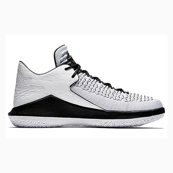 Air Jordan 32 Nike Low Zapatillas Hombre Blancas Negras | JD-985PU