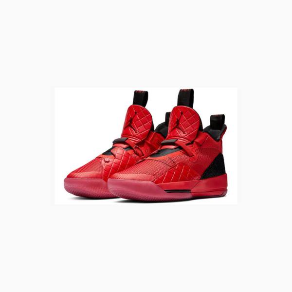 Air Jordan 33 Nike PF Zapatillas Baloncesto Hombre Rojas Negras | JD-974HP