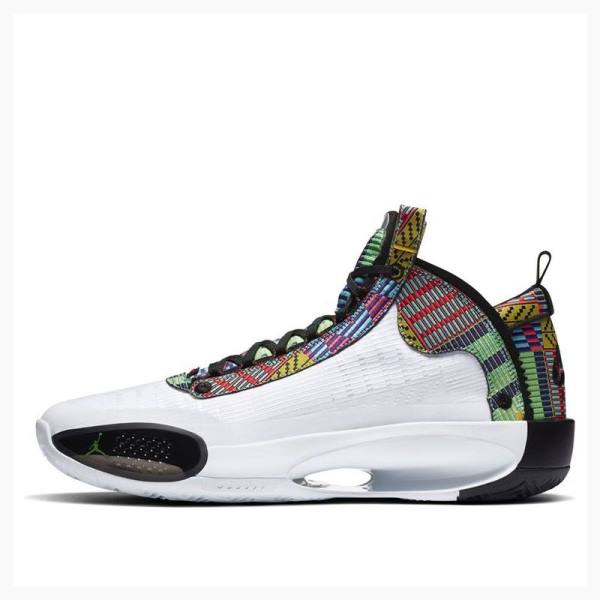 Air Jordan 34 Nike PE Rui Hachimura Japan Zapatillas Baloncesto Hombre Multicolor | JD-619KW