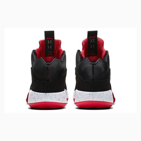 Air Jordan 35 Nike Bred Zapatillas Baloncesto Hombre Negras Rojas | JD-802VI