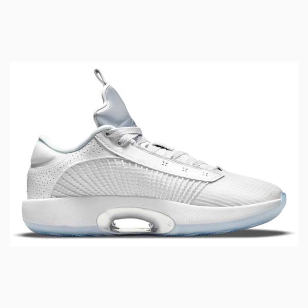 Air Jordan 35 Nike Low Zapatillas Hombre Blancas | JD-763DA