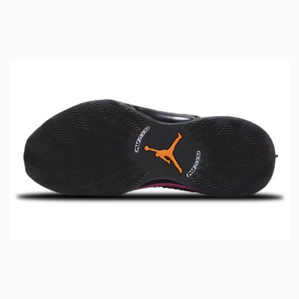 Air Jordan 35 Nike Sunset Zapatillas Baloncesto Hombre Negras Naranjas | JD-172VS