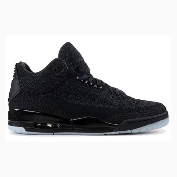 Air Jordan 3 Nike Flyknit Anthracite Zapatillas Baloncesto Hombre Negras | JD-560WZ