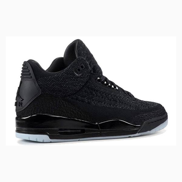 Air Jordan 3 Nike Flyknit Anthracite Zapatillas Baloncesto Hombre Negras | JD-560WZ