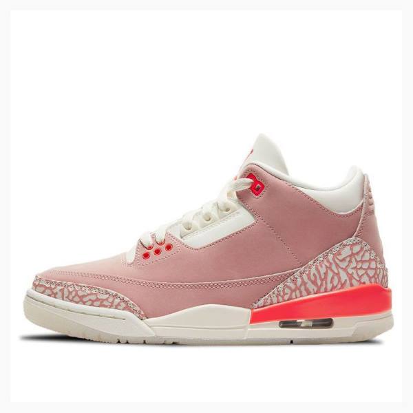 Air Jordan 3 Nike Retro Rust Zapatillas Baloncesto Mujer Rosas | JD-756BF