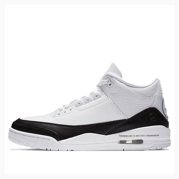 Air Jordan 3 Nike Retro SP Fragment Zapatillas Baloncesto Hombre Blancas Negras | JD-453LS