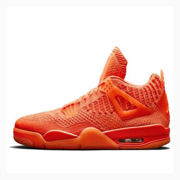 Air Jordan 4 Nike Flyknit Total Zapatillas Baloncesto Hombre Naranjas | JD-146ST