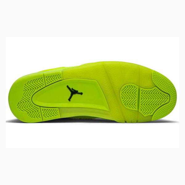 Air Jordan 4 Nike Flyknit Volt Zapatillas Baloncesto Hombre Verde | JD-340YT