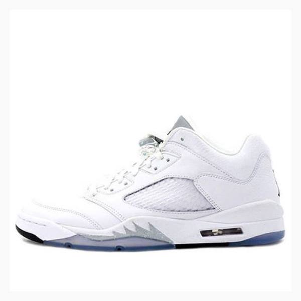 Air Jordan 5 Nike Retro Low 2006 Zapatillas Mujer Blancas | JD-351GK