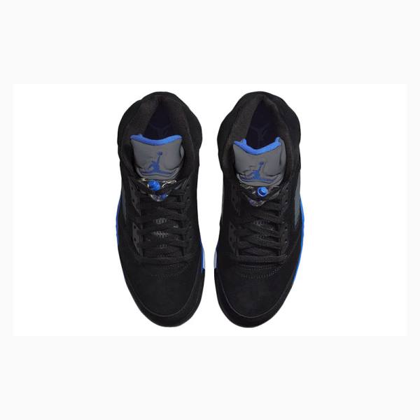 Air Jordan 5 Nike Retro Racer Zapatillas Baloncesto Hombre Negras Azules | JD-170DW