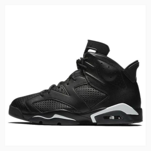 Air Jordan 6 Nike Retro Cat Zapatillas Baloncesto Hombre Negras | JD-496UQ