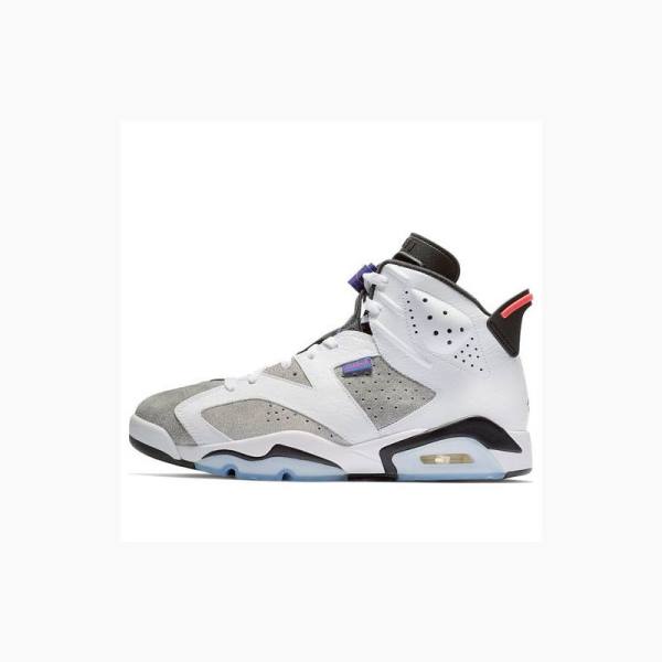 Air Jordan 6 Nike Retro LTR Flint Zapatillas Baloncesto Hombre Blancas Gris Negras | JD-809DV