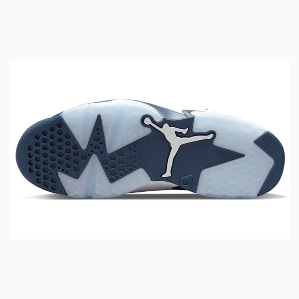 Air Jordan 6 Nike Retro Midnight Zapatillas Baloncesto Hombre Blancas Azul Marino | JD-562QT