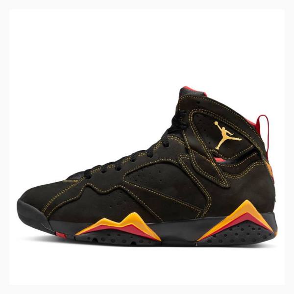 Air Jordan 7 Nike Retro Citrus Zapatillas Baloncesto Hombre Negras Naranjas | JD-067RY