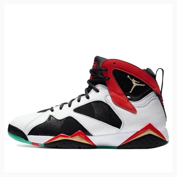 Air Jordan 7 Nike Retro GC China Edition Zapatillas Baloncesto Hombre Blancas Negras Rojas | JD-375JP